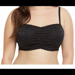 Torrid Sheer Lace Bandeau Bra